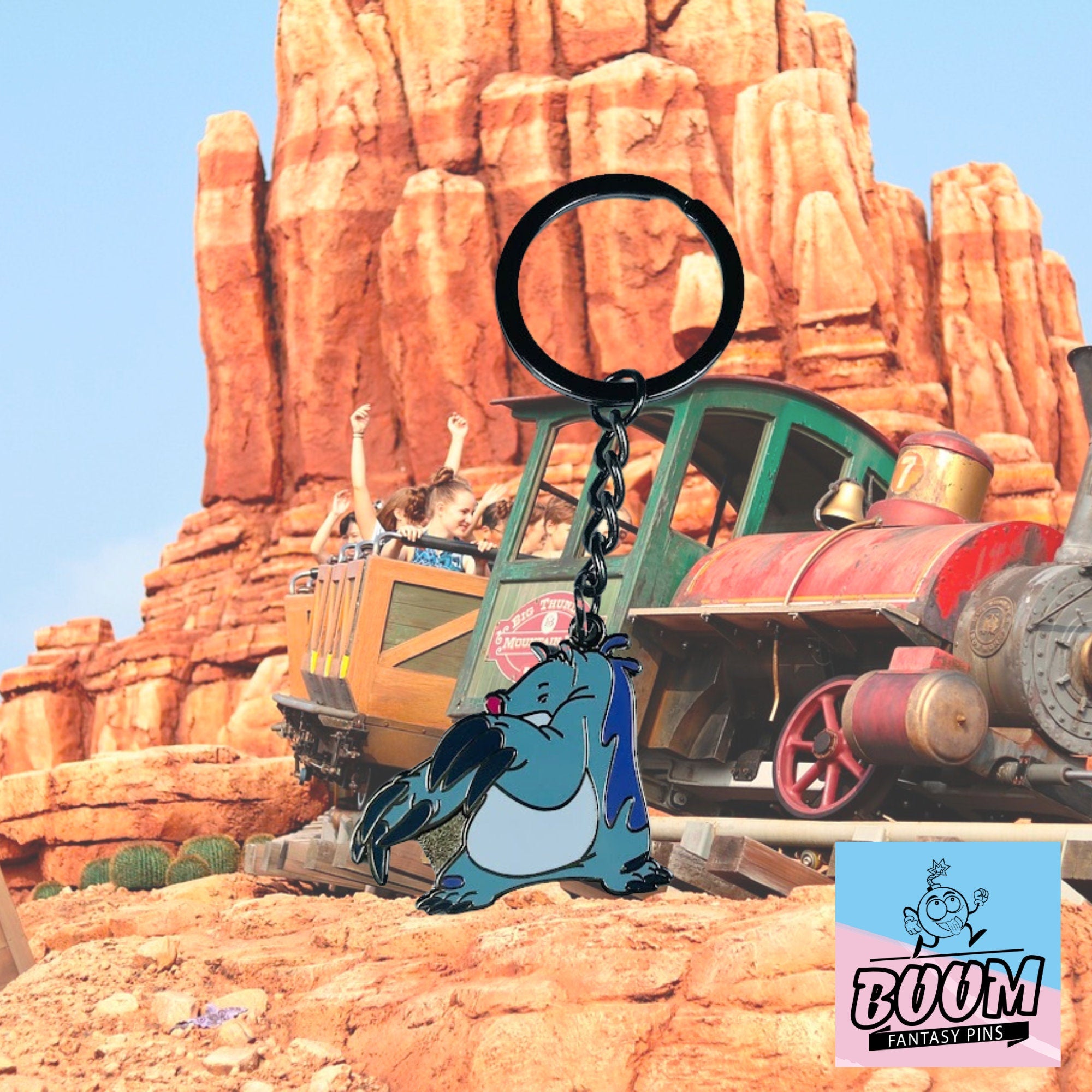 Llavero – Experimento Retroexcavadora 040 de Lilo y Stitch – Disney Fantasy