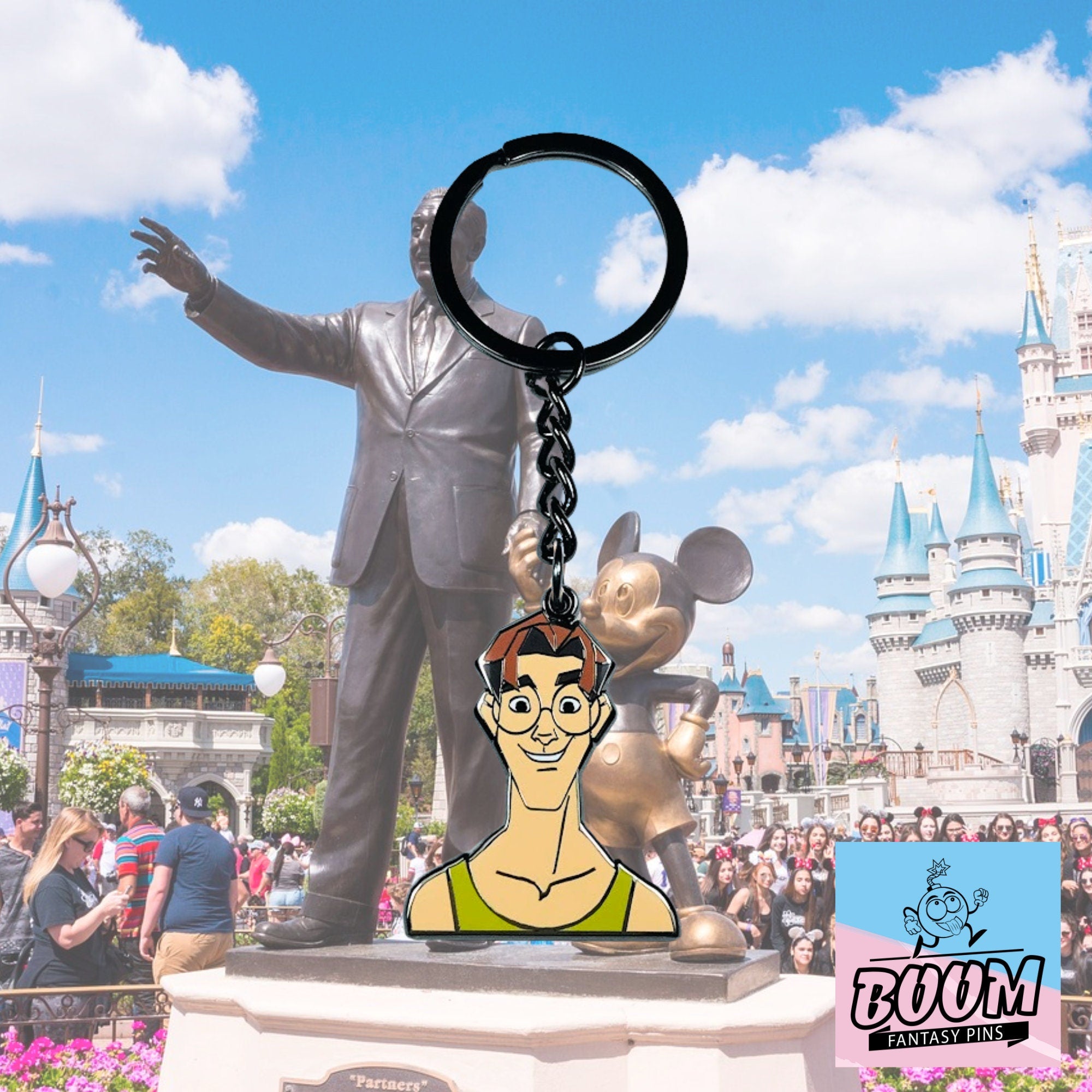 Porte-clés – Milo James Thatch d'Atlantide, l'empire perdu – Disney Fantasy