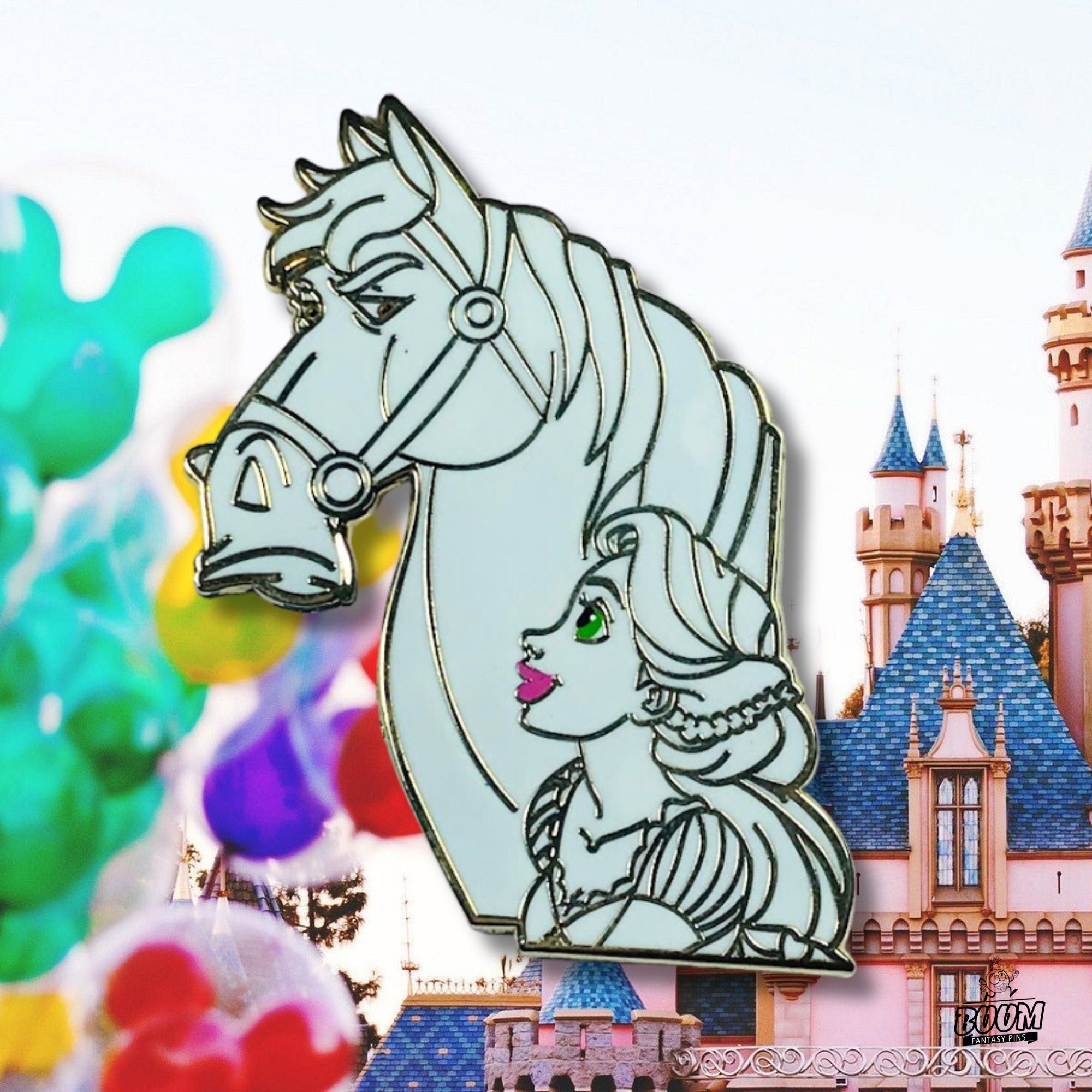 Pin's – Raiponce et Maximus du film Raiponce – Disney Fantasy