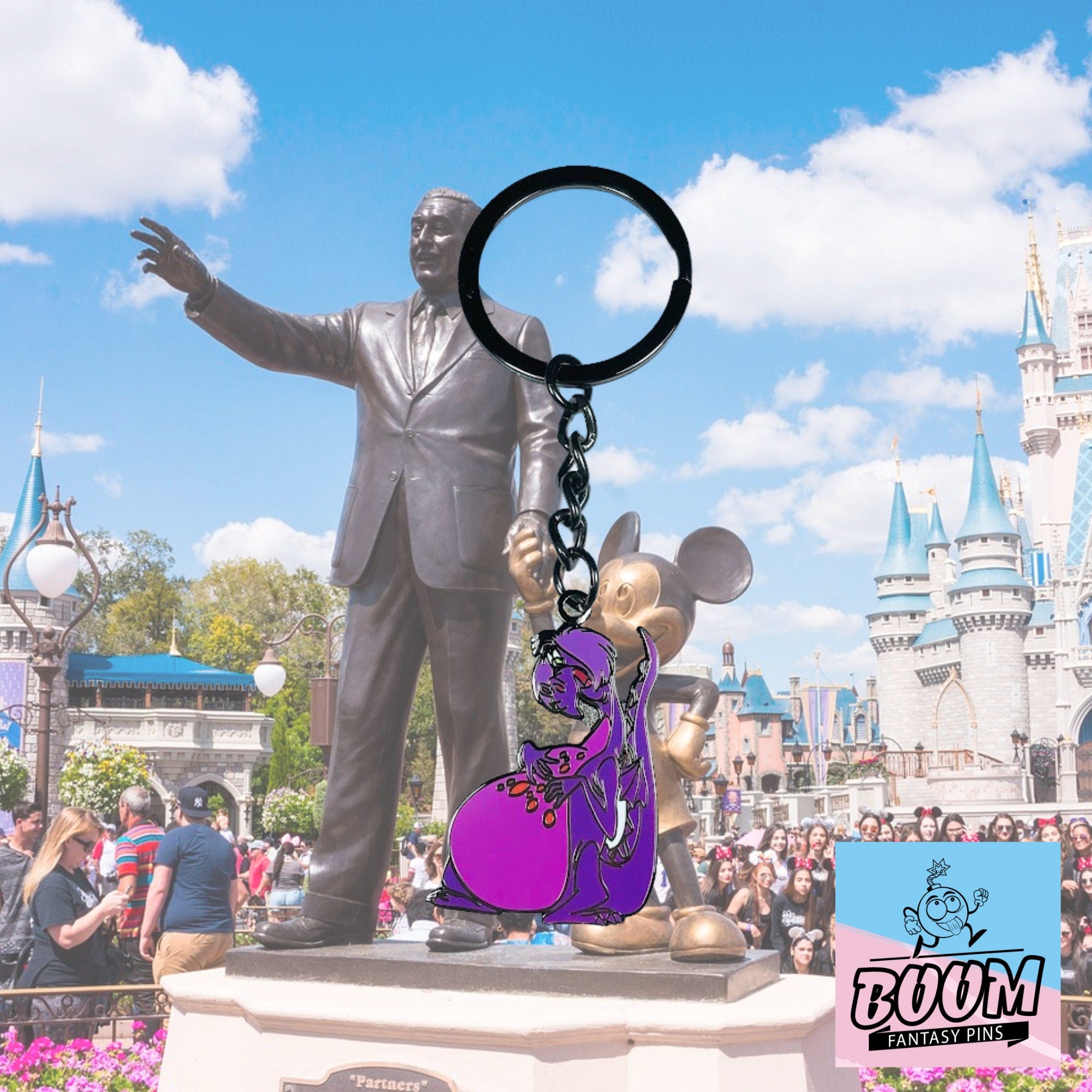 Llavero – Madam Mim de La Espada en la Piedra – Disney Fantasy