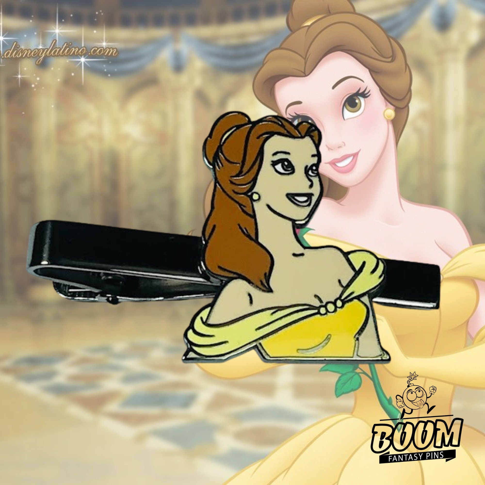 Pinza de corbata – Bella de La Bella y la Bestia – Disney Fantasy
