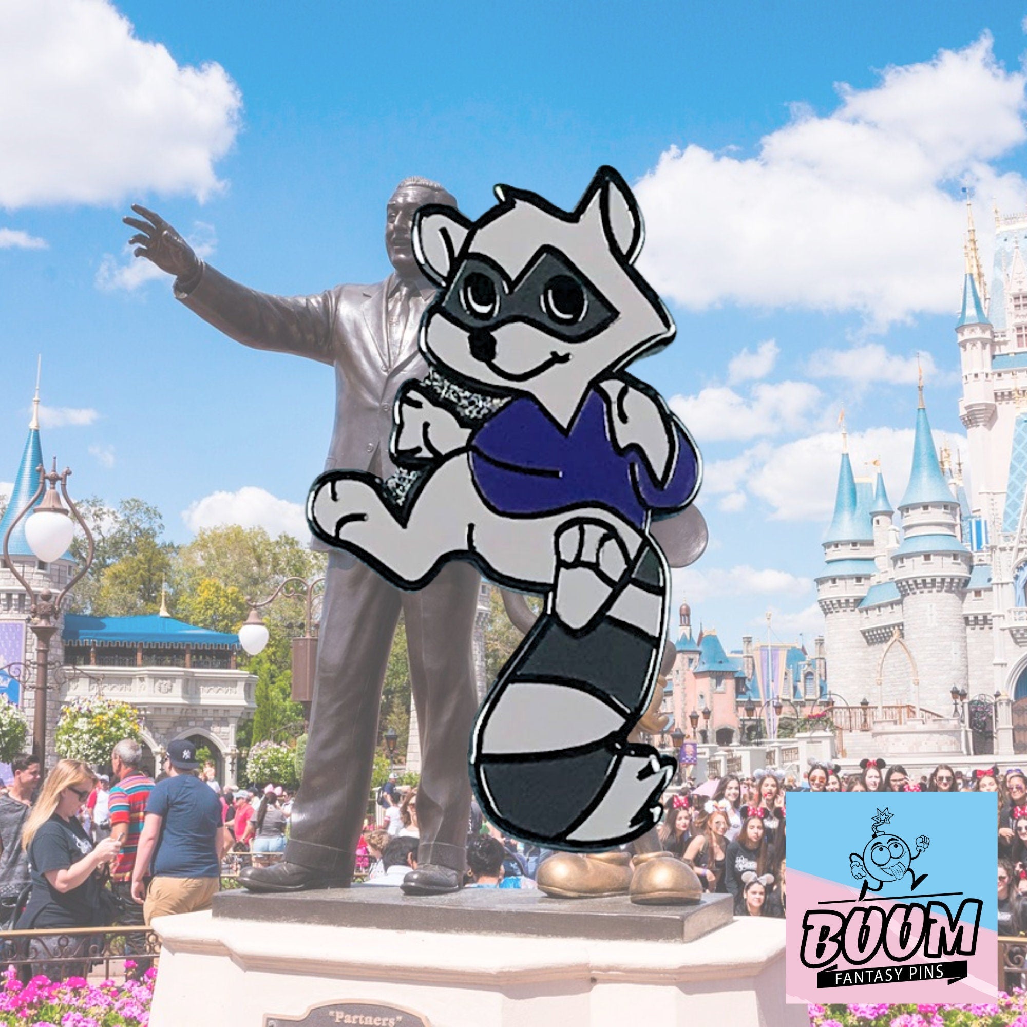 Pin – Mapache de Robin Hood Disney Fantasy