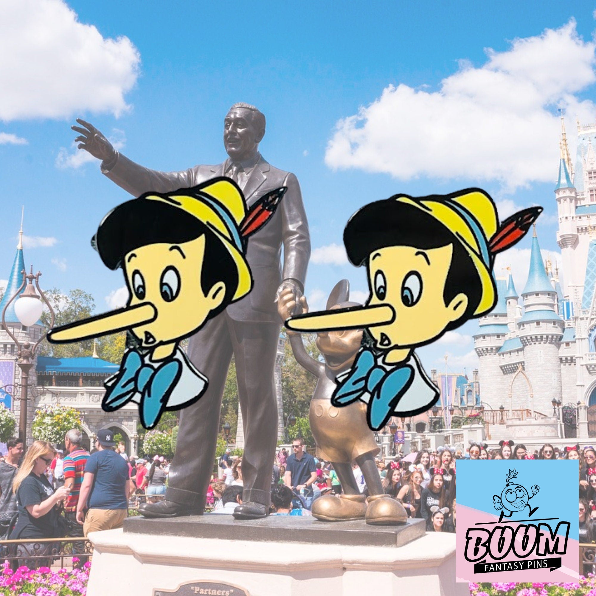 Boutons de manchette – Pinocchio du film Pinocchio – Disney Fantasy