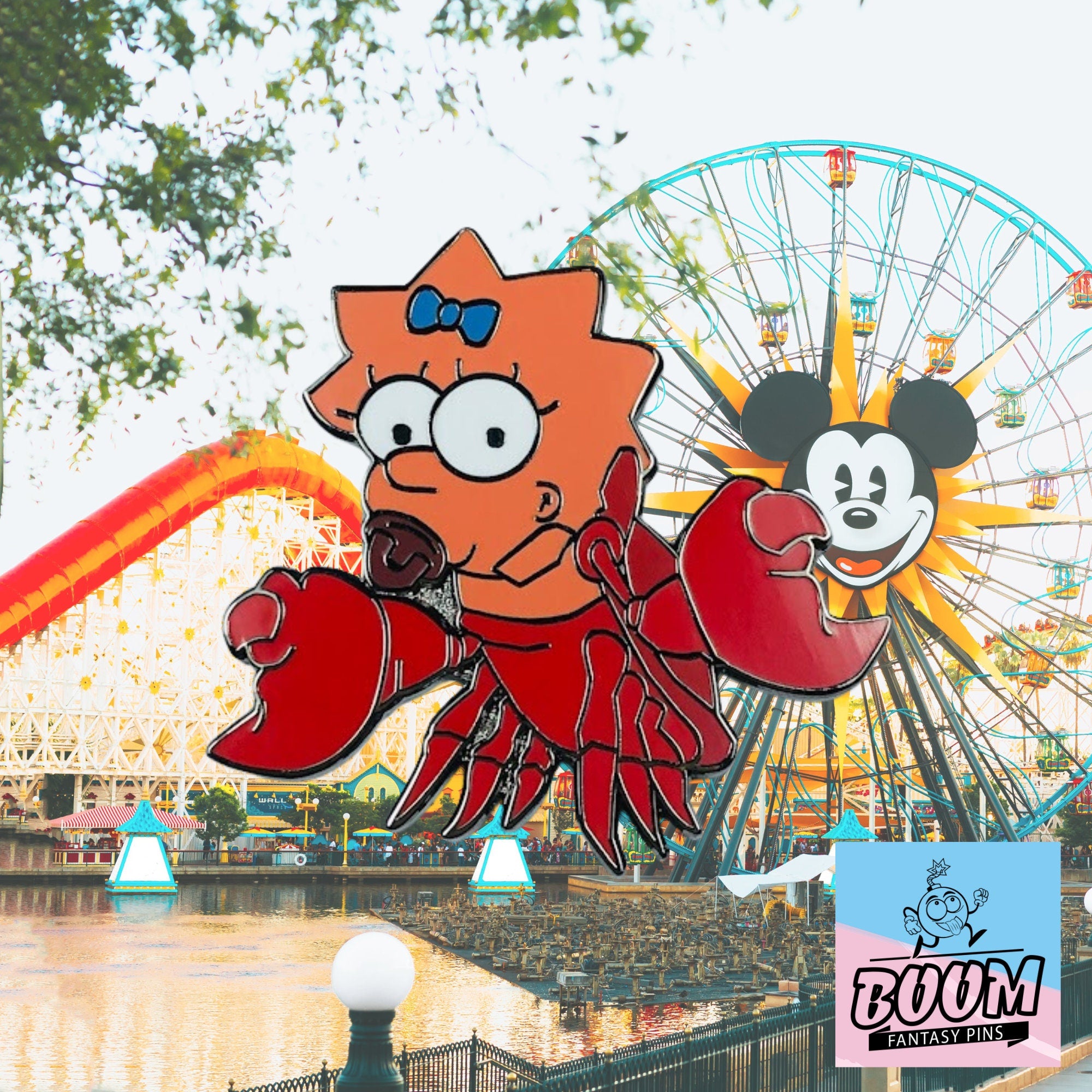 Pin – Maggie Simpson de Los Simpson – Disney Fantasy