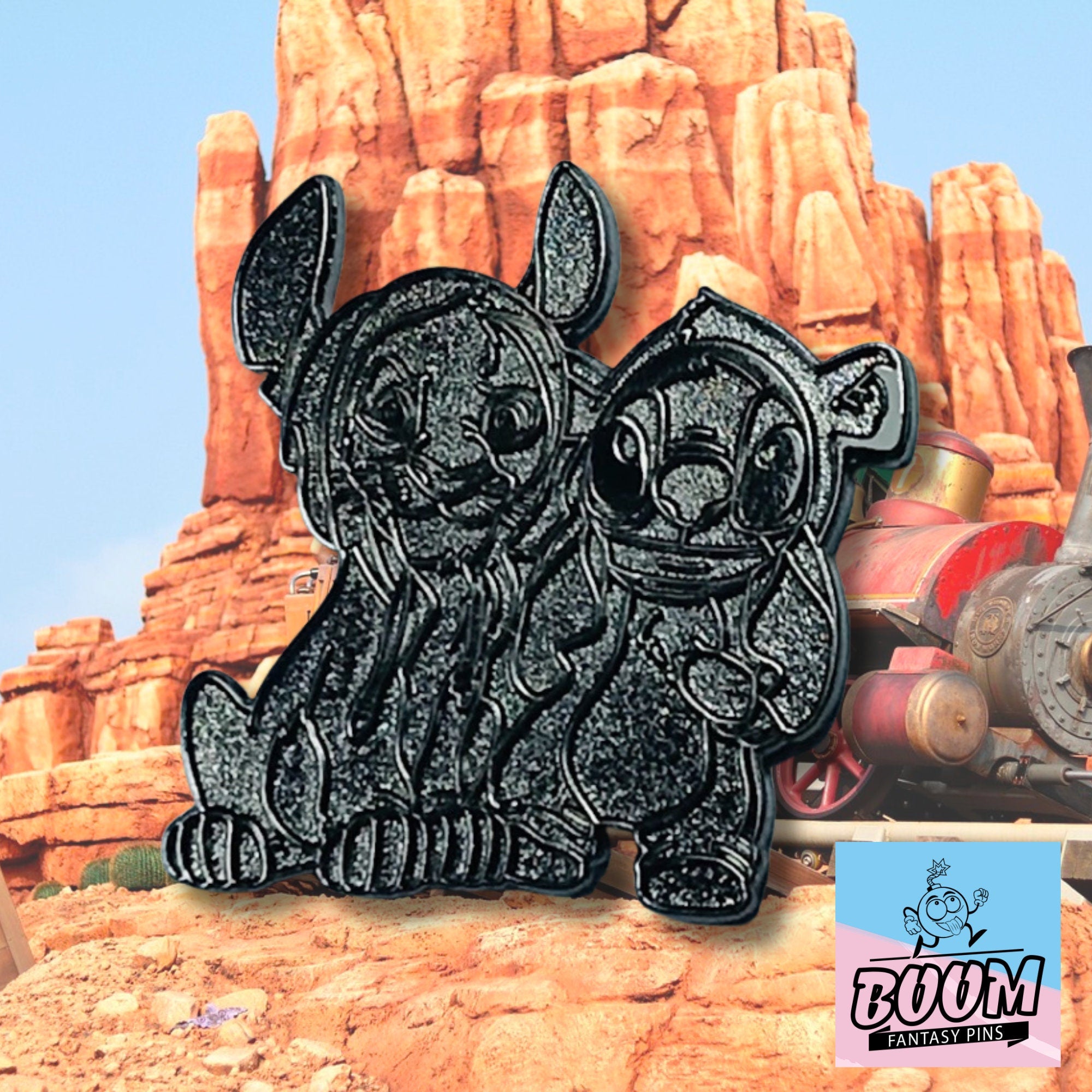 Pin's – Simba du Roi Lion et Stitch de Lilo &amp; Stitch – Disney Fantasy