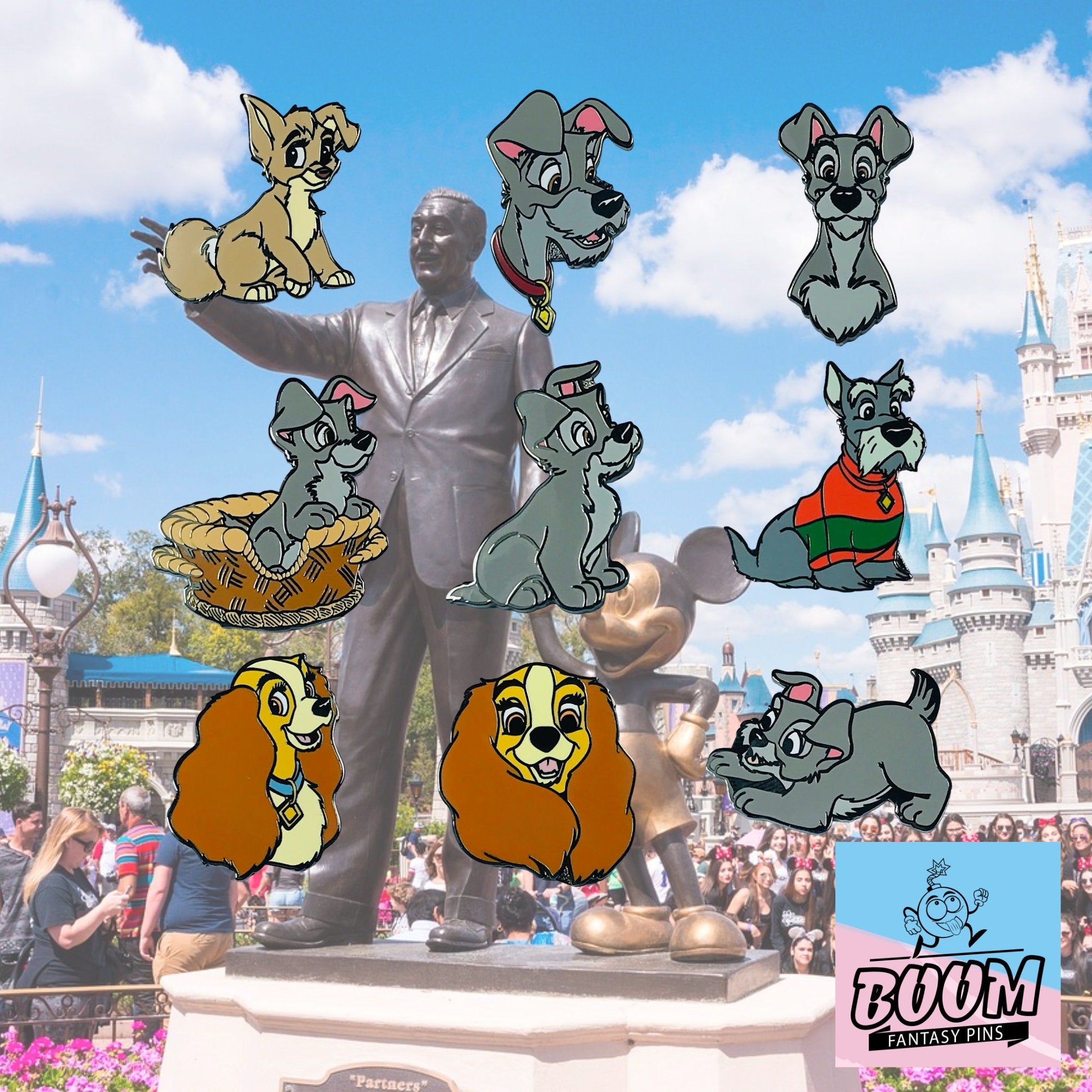 Pin – Lady from Lady and the Tramp – Disney Fantasy