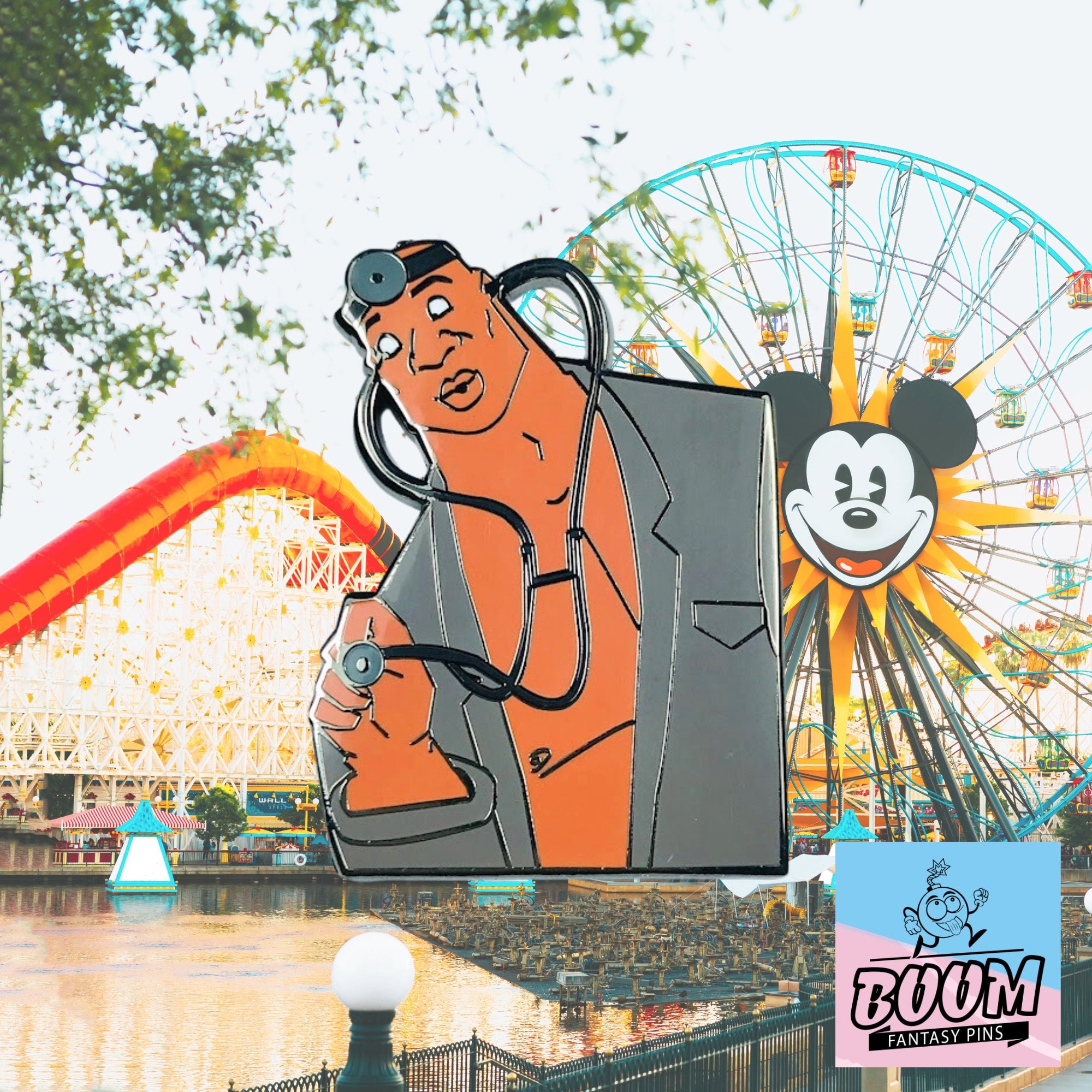 Pin del Dr. Joshua Sweet de Atlantis: El Imperio Perdido – Disney Fantasy