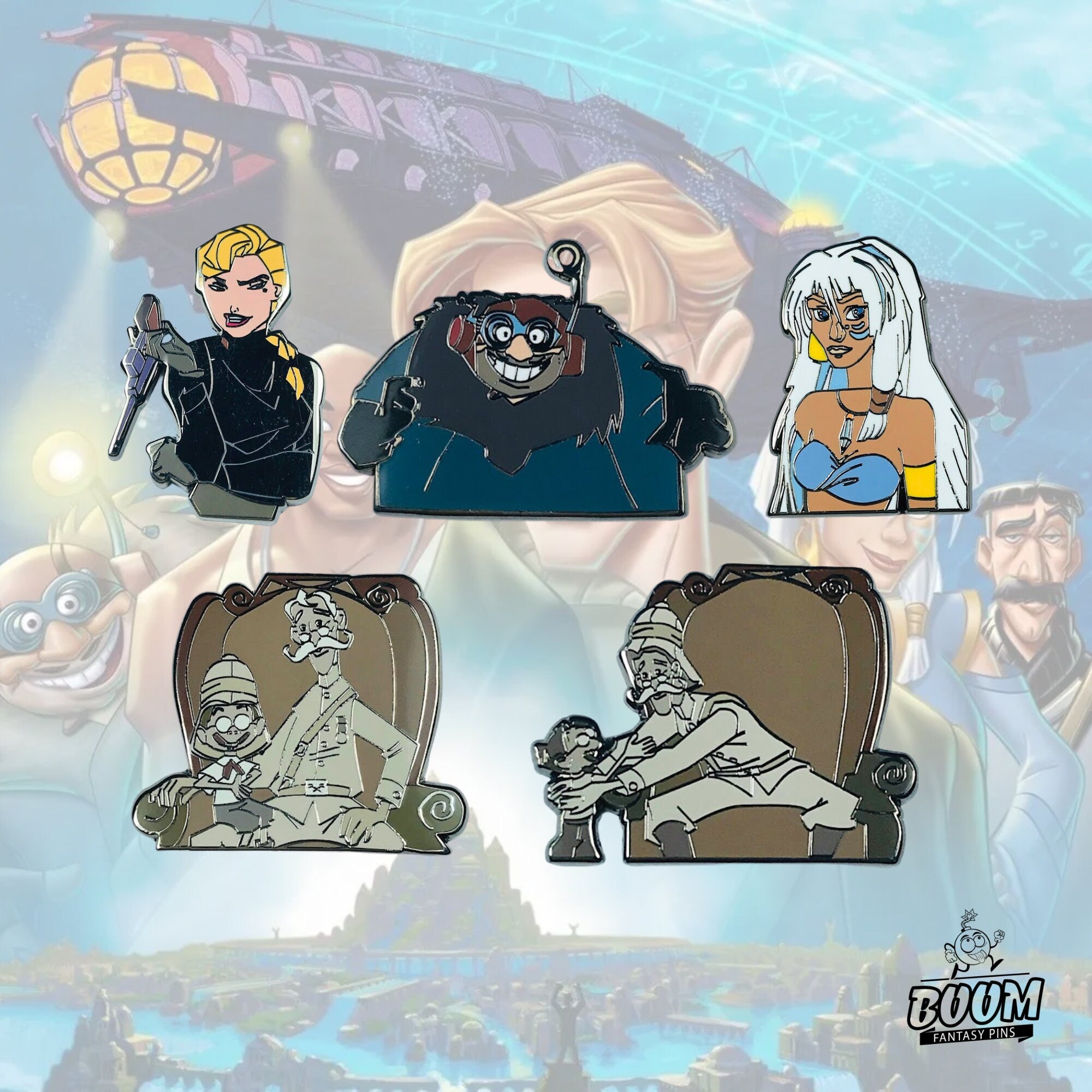 Pin's – Kida d'Atlantide, l'empire perdu – Disney Fantasy