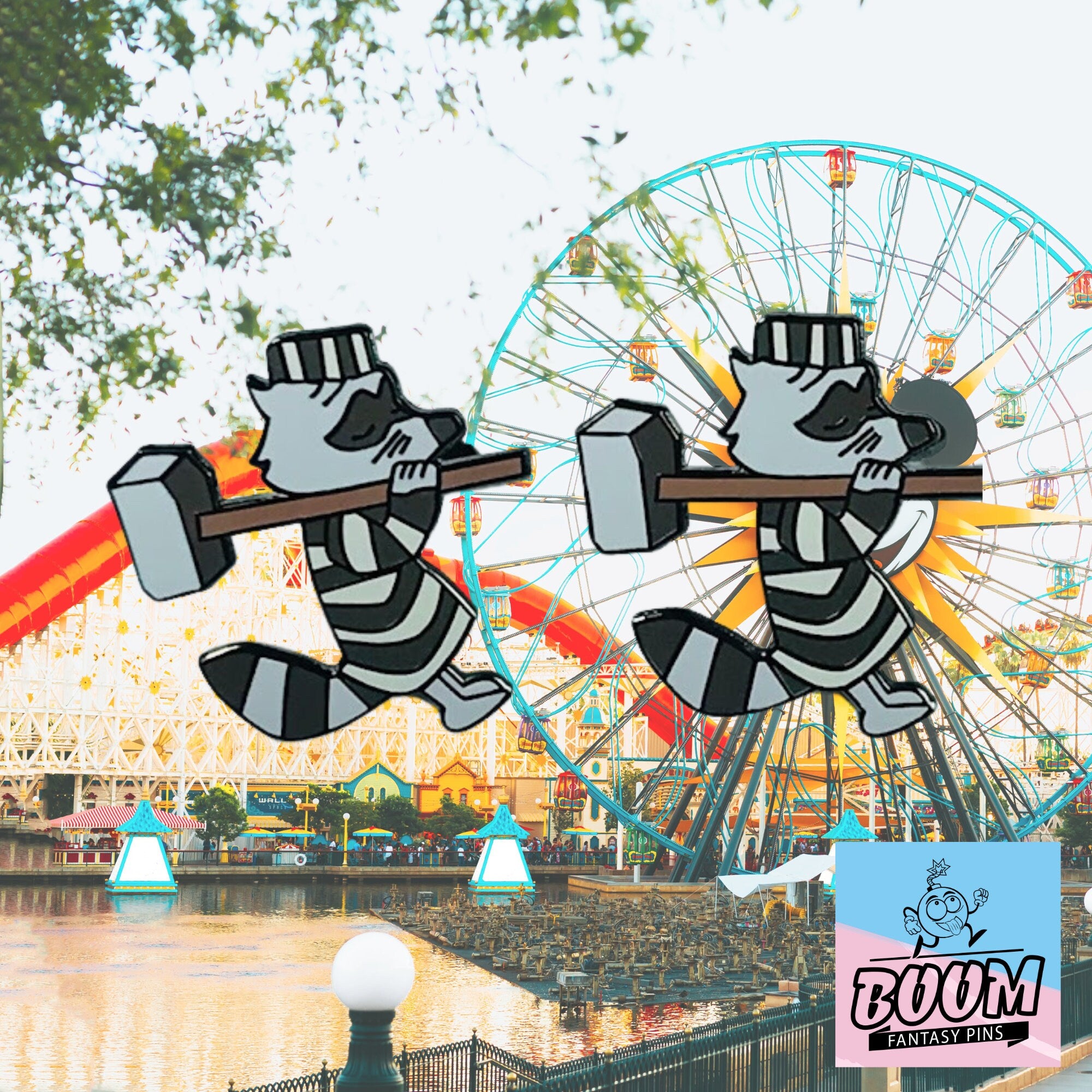 Cufflinks – Recurring Raccoon from Robin Hood – Disney Fantasy