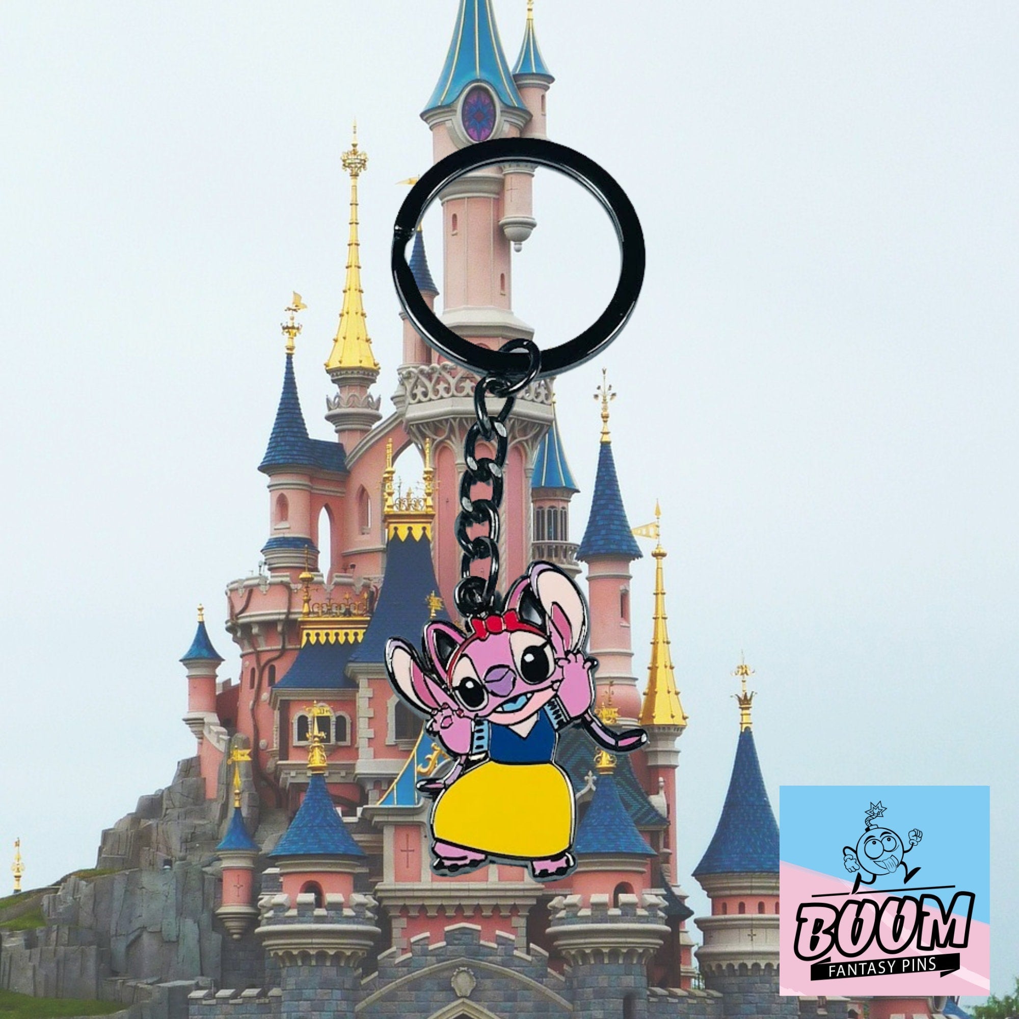 Llavero – Ángel como Blancanieves de Lilo y Stitch – Disney Fantasy