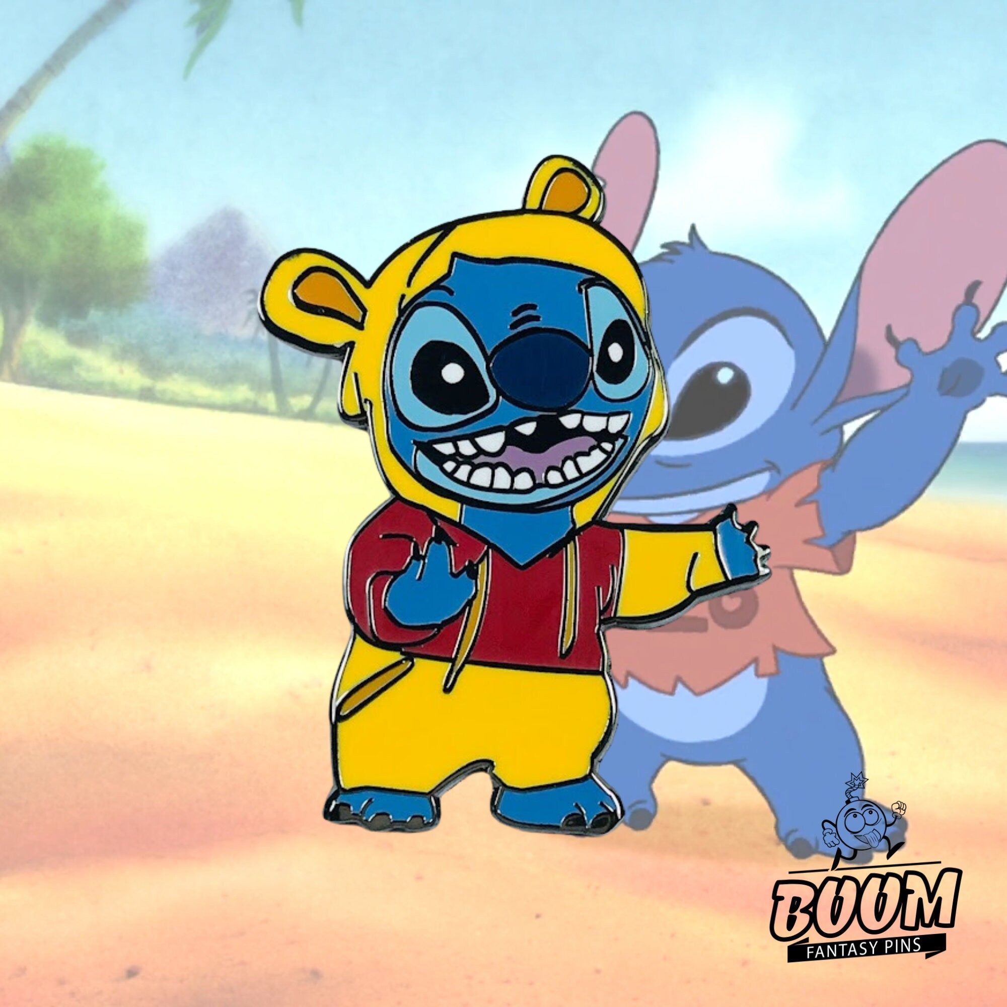 Pin - Stitch como Winnie Pooh de Lilo &amp; Stitch - Disney Fantasy