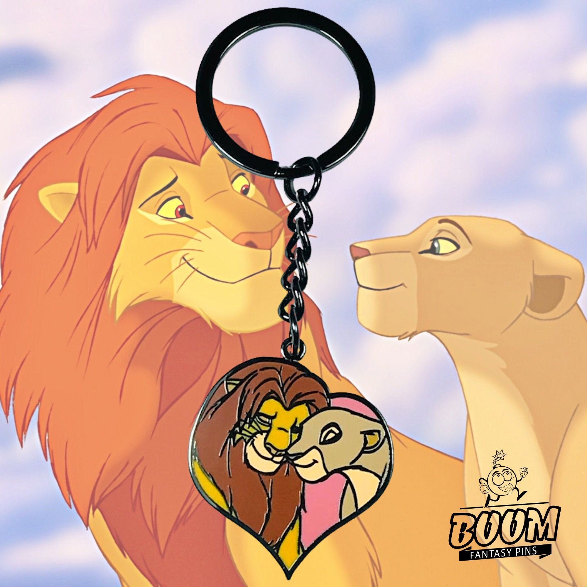 Llavero – Simba y Nala de El Rey León – Disney Fantasy