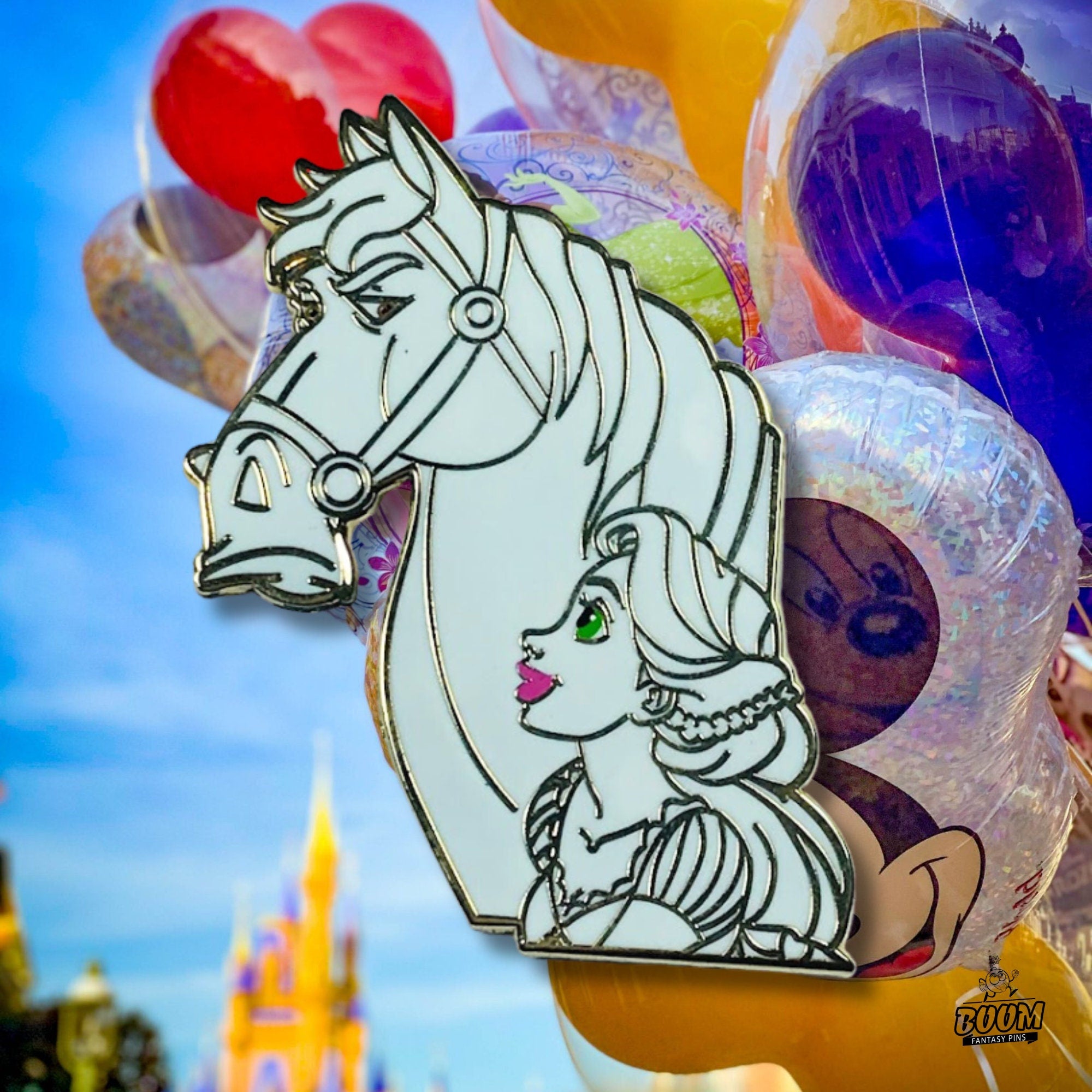 Pin's – Raiponce et Maximus du film Raiponce – Disney Fantasy