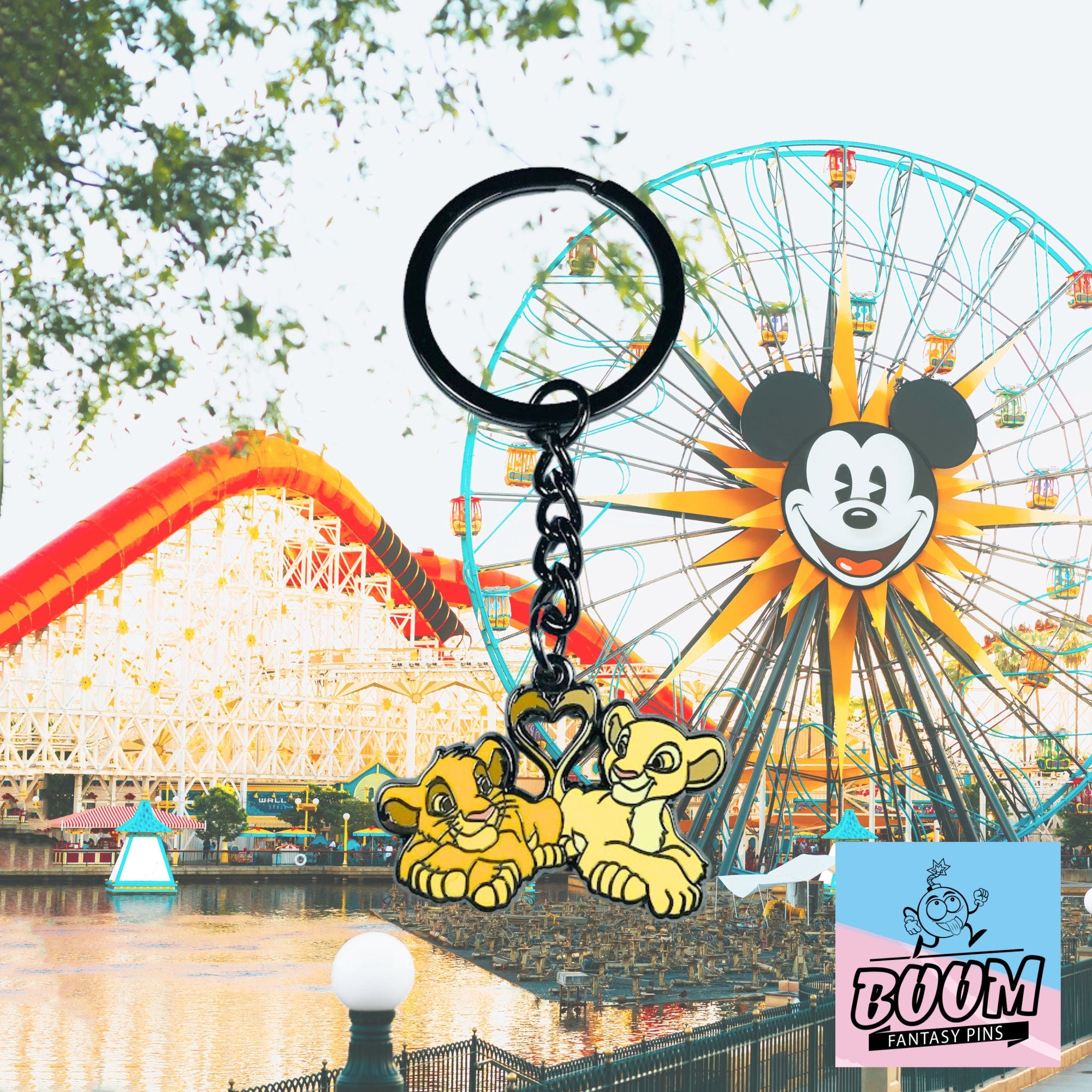 Llavero – Simba y Nala de El Rey León – Disney Fantasy